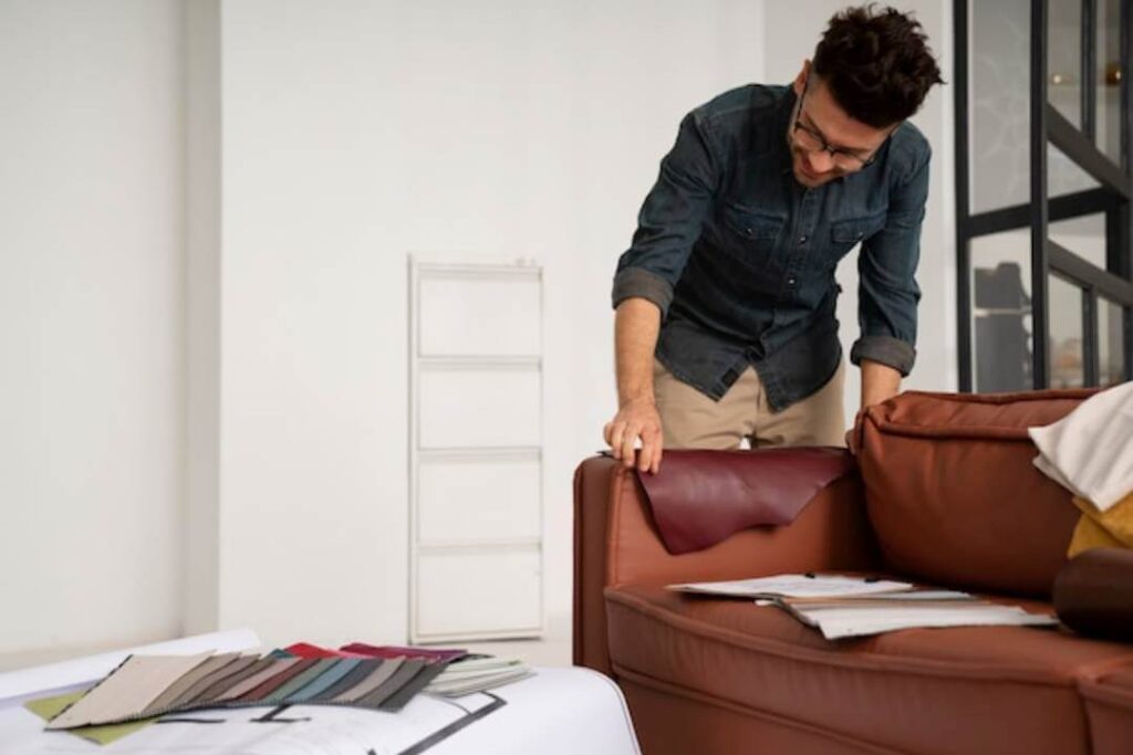 When choosing a leather or faux leather sofa, it is important to consider their durability, cost, and appearance.